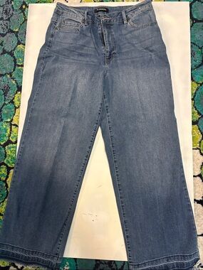 d. jeans Women's Straight-Leg Blue Denim Jeans